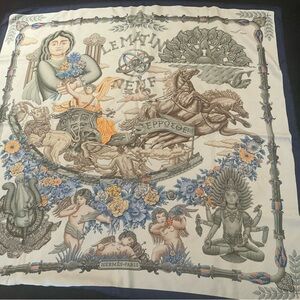 Hermes Multicolor Artistic Scarf